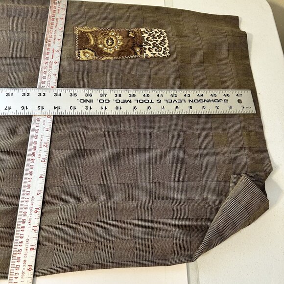 Faith By Celia Forrester Womens Brown Leopard Print  Jacket & Dress Set XS Vtg - Picture 4 of 13